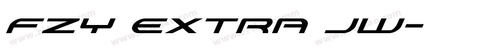 fzy extra jw字体转换